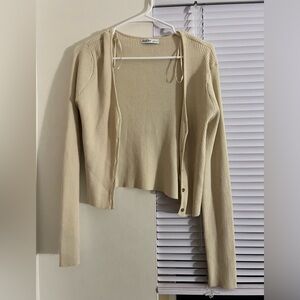 Beige Cardigan